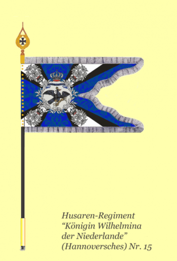 Arms of Hussar Regiment Queen Wilhelmina of the Netherlands (Hannoveran) No 15