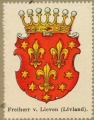 Wappen Freiherr von Lieven