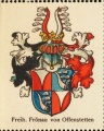 Wappen Freiherren Frönau von Offenstetten nr. 1716 Freiherren Frönau von Offenstetten