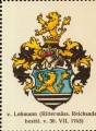 Wappen von Lehmann nr. 2295 von Lehmann