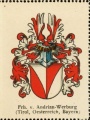 Wappen Freiherren von Andrian-Werburg nr. 3226 Freiherren von Andrian-Werburg