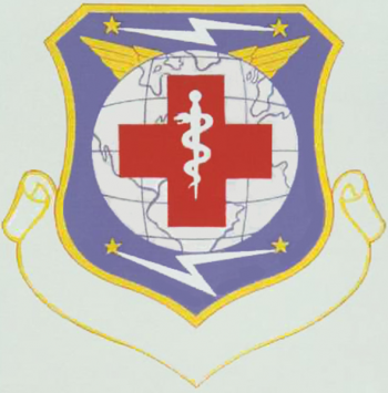 Coat of arms (crest) of the 4th Aeromedical Evacuation Group, US Air Force