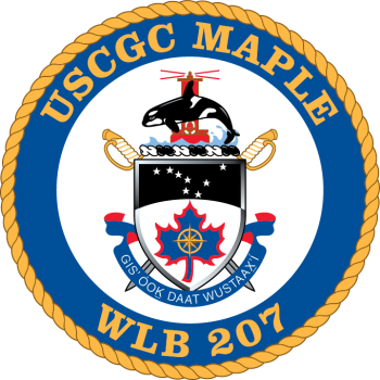 Coat of arms (crest) of the USCGC Maple (WLB-207)