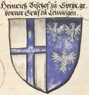 Arms of Heinrich von Leiningen