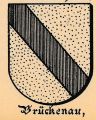 Wappen von Brückenau/ Arms of Brückenau