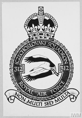 Coat of arms (crest) of the No 312 (Czechoslovak) Squadron, Royal Air Force