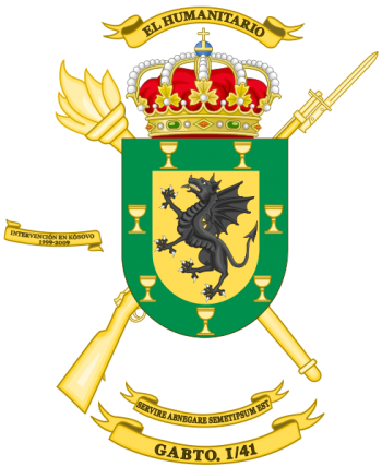 Coat of arms (crest) of the Supply Group I-41, Spanish Army
