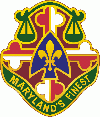 Coat of arms (crest) of 115th Military Police Battalion, Maryland National Guard
