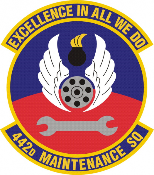 File:442nd Maintenance Squadron, US Air Force.png