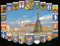 Czech heraldic postcard