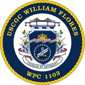 Coat of arms (crest) of the USCGC William Flores (WPC-1103)