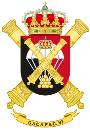 Parachute Field Artillery Group VI, Spanish Army.png