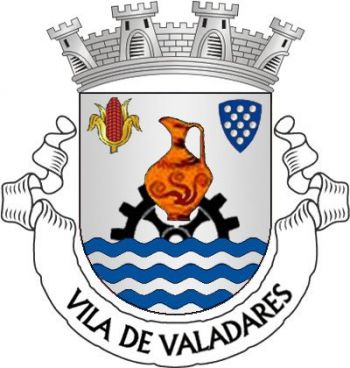 Brasão de Valadares (Vila Nova de Gaia)/Arms (crest) of Valadares (Vila Nova de Gaia)