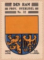 Wapen van Den Ham/Arms (crest) of Den Ham