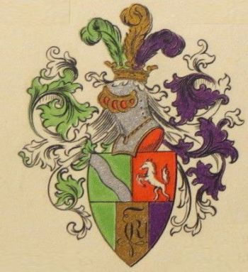 Wappen von Katholische Deutsche Studentenverbindung Rheno-Saxonia zu München/Arms (crest) of Katholische Deutsche Studentenverbindung Rheno-Saxonia zu München
