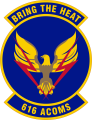 616th Air Communications Squadron, US Air Force.png