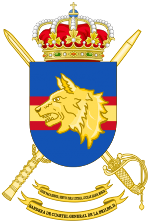 Brigade King Alfonso XIII II of the Legion Headquarters Bandera, Sapnish Army.png