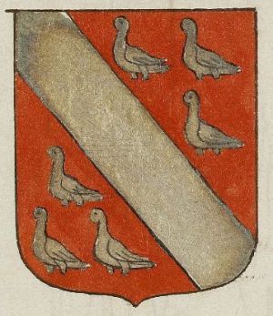 Arms (crest) of Catherine de Blangy de Saint-Hilaire