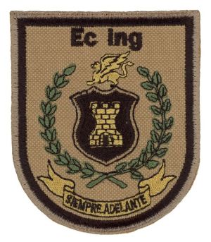 Coat of arms (crest) of the Engineer School General Lieutenant Juan José Valle, Argentine Army