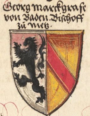 Arms of Georg von Baden