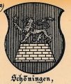 Wappen von Schöningen/ Arms of Schöningen