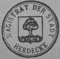 Wappen von Herdecke/Arms (crest) of Herdecke