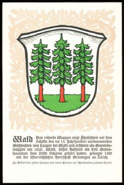 Wappen von/Blason de Wald (Zürich)