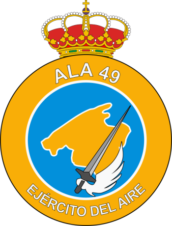 Coat of arms (crest) of the 49th Wing, Spanish Air Force