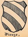 Wappen von Dieuze/ Arms of Dieuze