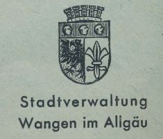 Wappen von Wangen im Allgäu/Arms of Wangen im Allgäu