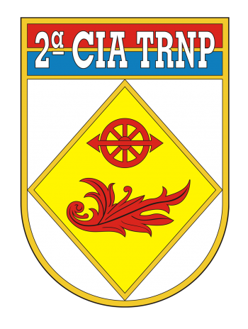 Coat of arms (crest) of the 2nd Transportation Company, Brazilian Army