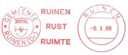 Wapen van Ruinen/Arms (crest) of Ruinen