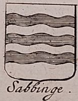Wapen van Sabbinge/Arms (crest) of Sabbinge
