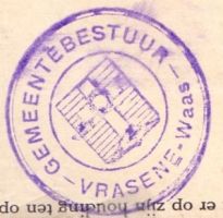 Wapen van Vrasene/Arms (crest) of Vrasene