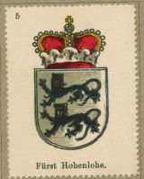 Wappen Fürst Hohenlohe