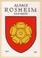 Blason de Rosheim/Arms (crest) of Rosheim