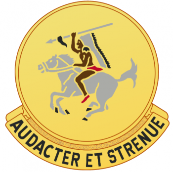 Coat of arms (crest) of 322nd Cavalry Regiment, US Army