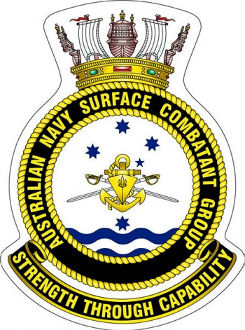 Coat of arms (crest) of the Australian Navy Surface Combatant Group, Royal Australian Navy