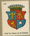 Wappen Graf Du Claux de la Valette nr. 149 Graf Du Claux de la Valette