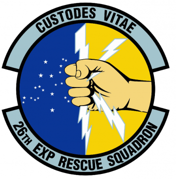 Coat of arms (crest) of the 26th Rescue Squadron, US Air Force