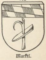 Wappen von Marktl/Arms (crest) of Marktl