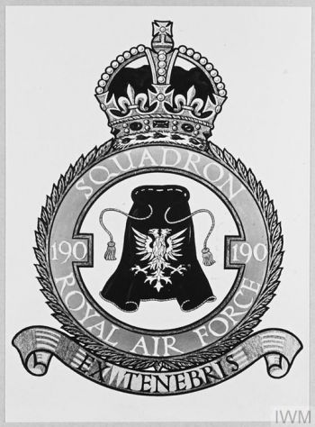 Coat of arms (crest) of the No 190 Squadron, Royal Air Force