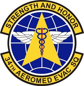 Coat of arms (crest) of the 36th Aeromedical Evacuation Squadron, US Air Force