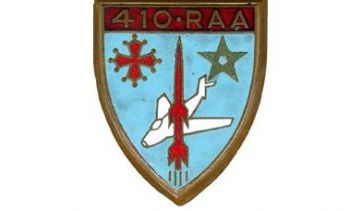 Blason de 410th Anti-Aircraft Artillery Regiment, French Army/Arms (crest) of 410th Anti-Aircraft Artillery Regiment, French Army