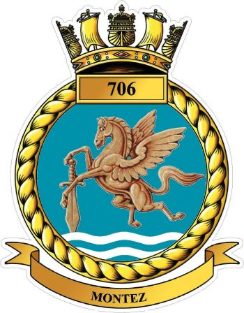 Coat of arms (crest) of the No 706 Squadron, FAA