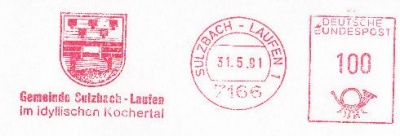 Wappen von Sulzbach-Laufen/Coat of arms (crest) of Sulzbach-Laufen