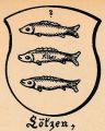 Wappen von Lötzen/ Arms of Lötzen