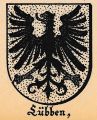 Wappen von Lübben (Spreewald)/ Arms of Lübben (Spreewald)