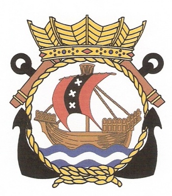 Coat of arms (crest) of the Naval Establishment Amsterdam, Netherlands Navy