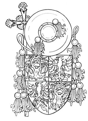 Arms (crest) of Francesco Alidosi